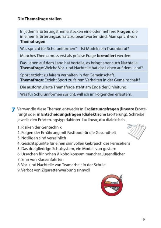 Produktbild: Er&ouml;rterung. Aufsatz 8.-11. Klasse, A5-Heft