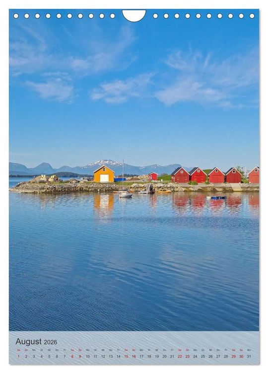 Produktbild: Unterwegs in Norwegen - Mit dem Wohnmobil an sch&ouml;nen Orten verweilen (Wandkalender 2026 DIN A4 hoch), CALVENDO Monatskalender