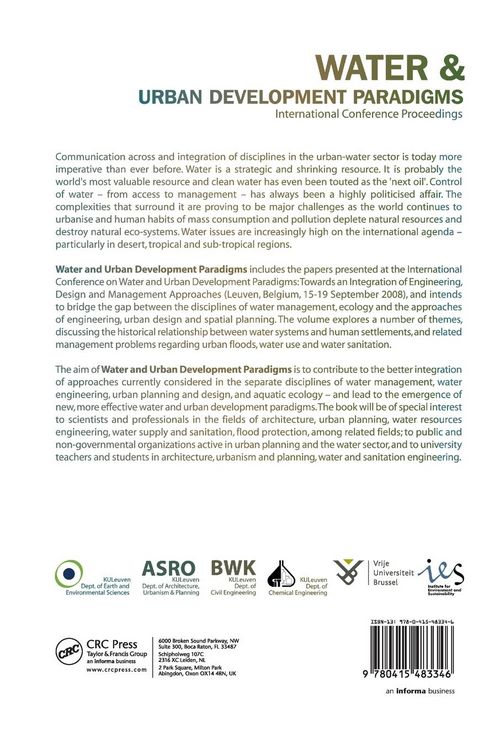 Produktbild: Water and Urban Development Paradigms