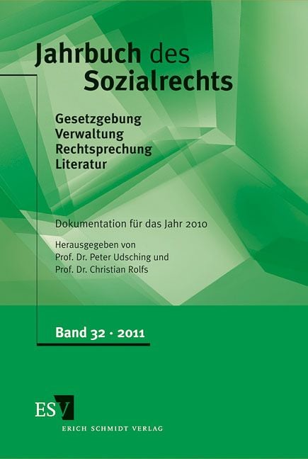 Produktbild: Jahrbuch des Sozialrechts (der Gegenwart). Gesetzgebung - Verwaltung... / Jahrbuch des Sozialrechts - - Dokumentation f&uuml;r das Jahr 2010