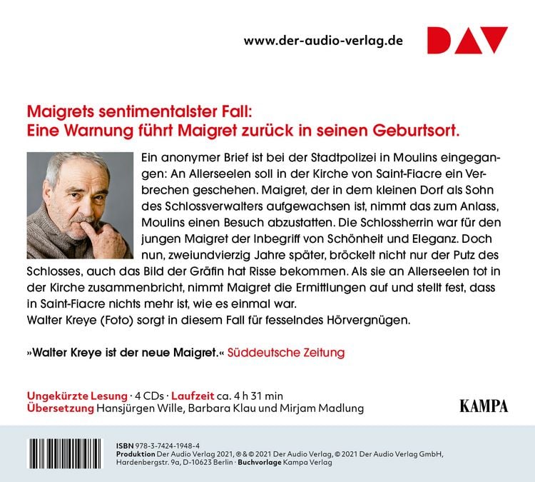 Produktbild: Maigret und die Aff&auml;re Saint-Fiacre