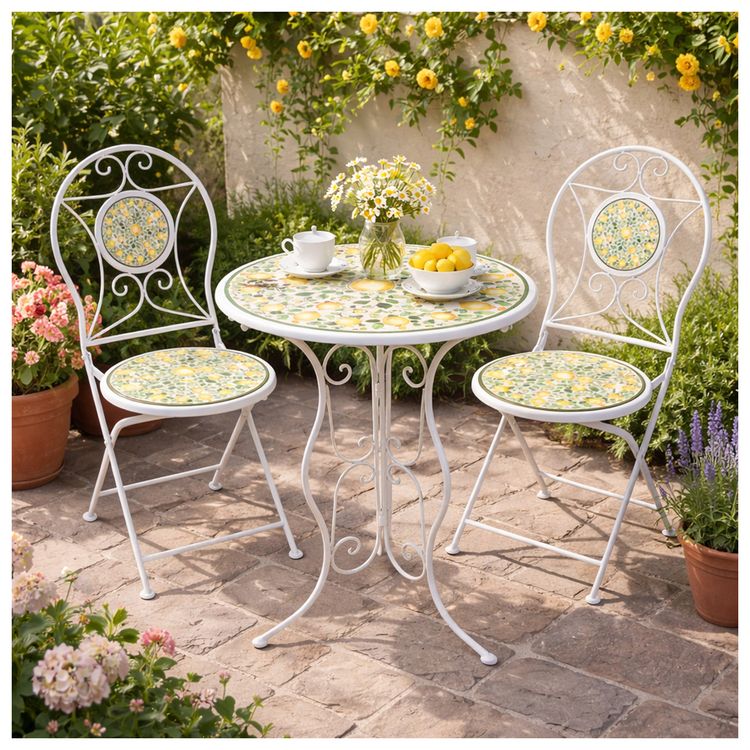 Produktbild: HTI-Living Gartentisch Menton Wei&szlig; Gartentisch Menton Wei&szlig;