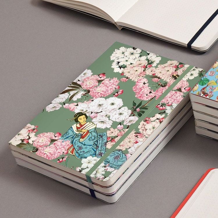 Produktbild: Notizbuch A5 Geisha ruhend