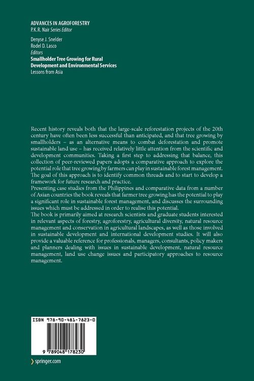 Produktbild: Smallholder Tree Growing for Rural Development and Environmental Services