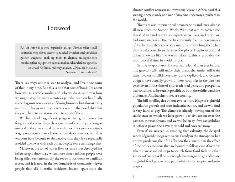 Produktbild: The Shortest History of War