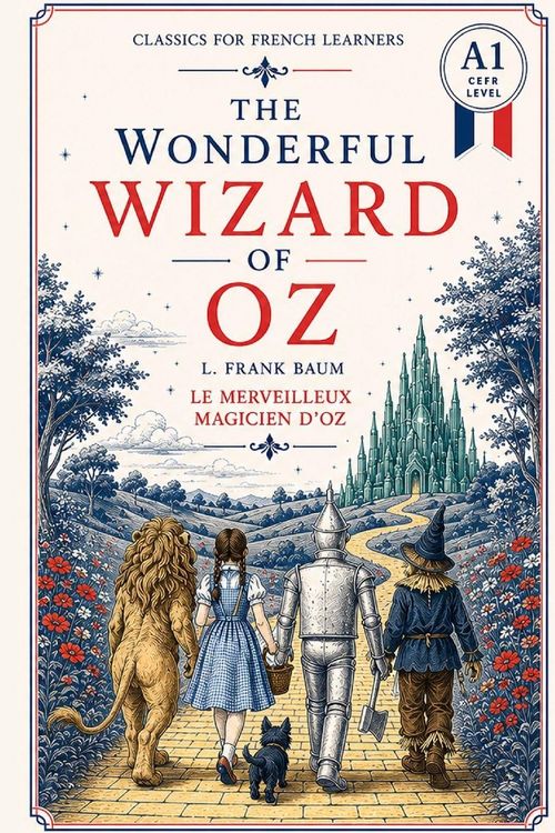 Produktbild: The Wonderful Wizard of Oz - Simplified for French Learners (A1) | Graded Reader with Vocabulary