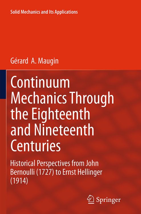 Produktbild: Continuum Mechanics Through the Eighteenth and Nineteenth Centuries
