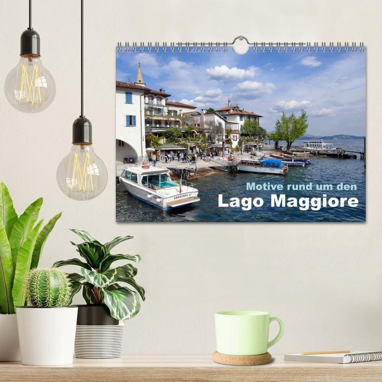 Produktbild: Motive rund um den See Lago Maggiore (Wandkalender 2026 DIN A4 quer), CALVENDO Monatskalender