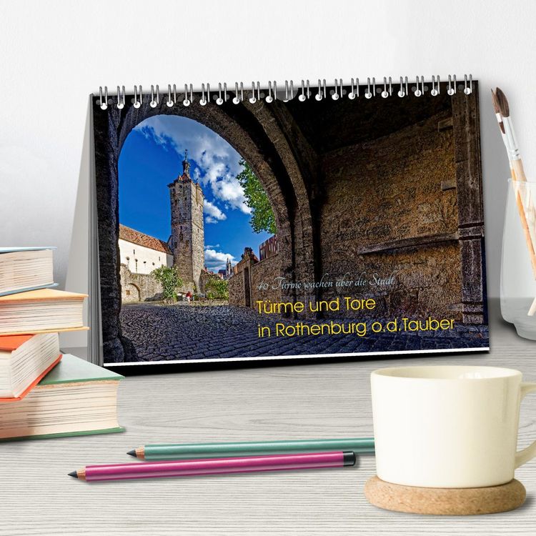 Produktbild: T&uuml;rme und Tore (Tischkalender 2026 DIN A5 quer), CALVENDO Monatskalender