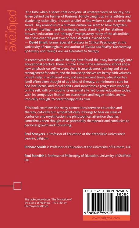 Produktbild: The Therapy of Education