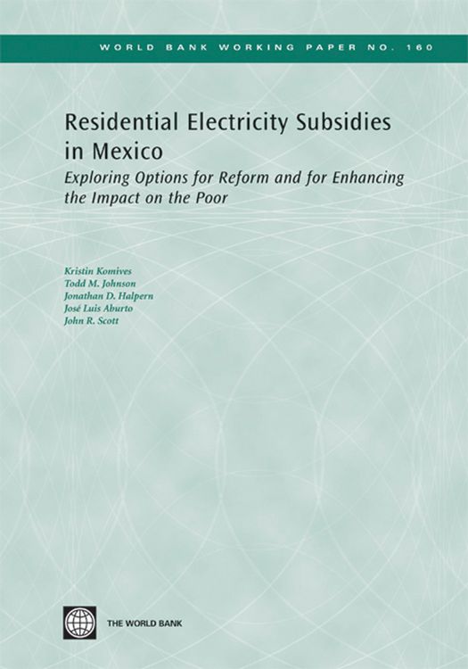 Produktbild: Residential Electricity Subsidies in Mexico