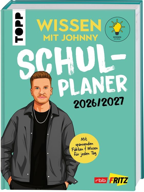 Produktbild: Wissen mit Johnny: Schulplaner 2026/2027
