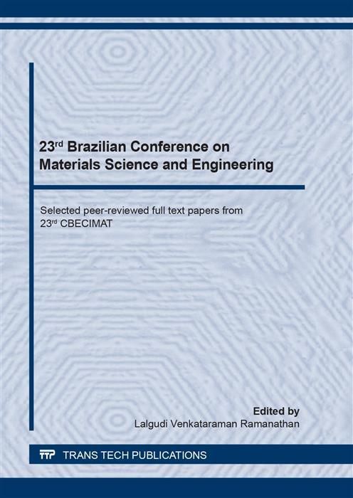 Produktbild: 23rd Brazilian Conference on Materials Science and Engineering