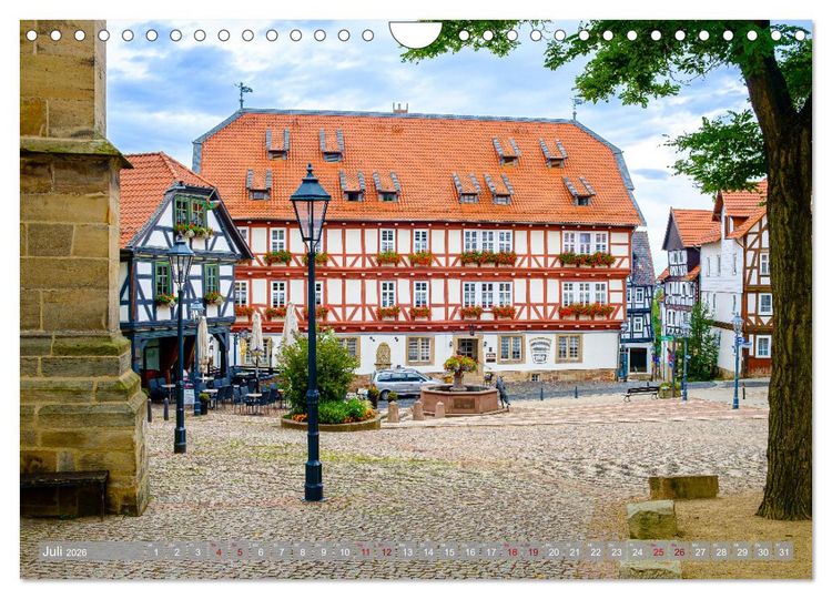 Produktbild: Ein Blick auf Wolfhagen (Wandkalender 2026 DIN A4 quer), CALVENDO Monatskalender