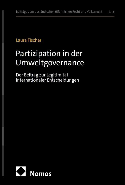 Produktbild: Partizipation in der Umweltgovernance