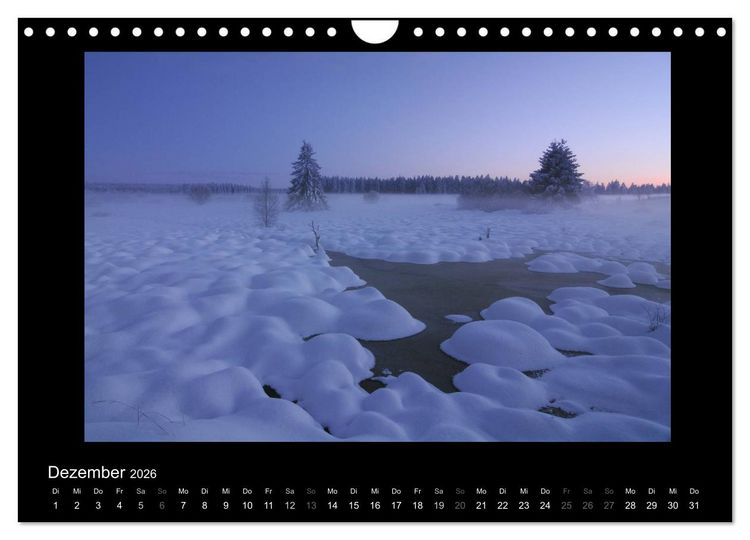 Produktbild: Hohes Venn und Ardennen (Wandkalender 2026 DIN A4 quer), CALVENDO Monatskalender