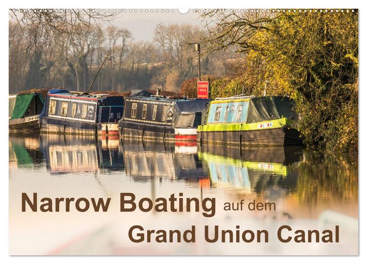 Produktbild: Narrow Boating auf dem Grand Union Canal (Wandkalender 2026 DIN A2 quer), CALVENDO Monatskalender