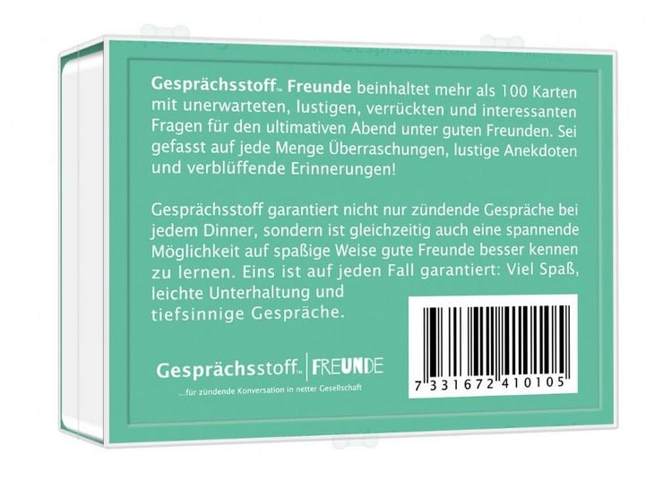 Produktbild: Pegasus - Gespr&auml;chsstoff Freunde, Kartenspiel