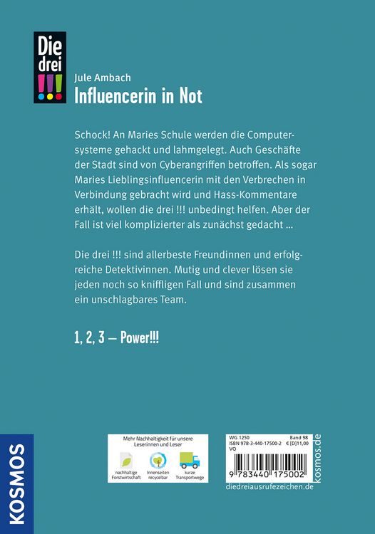 Produktbild: Die drei !!!, 98, Influencerin in Not