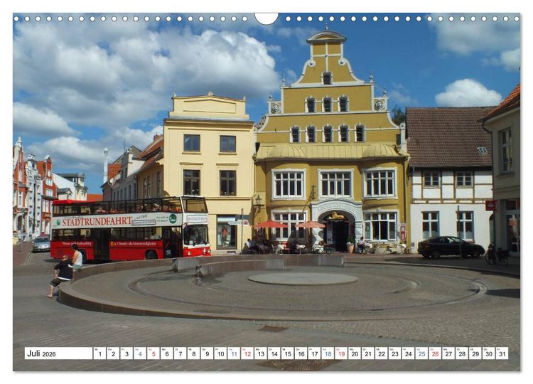 Produktbild: Stadt Wismar 2026 (Wandkalender 2026 DIN A3 quer), CALVENDO Monatskalender