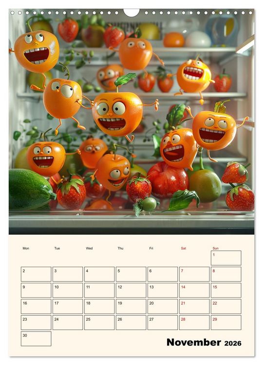 Produktbild: The Light ist still on in the Fridge (Wall Calendar 2026 DIN A3 portrait), CALVENDO 12 Month Wall Calendar