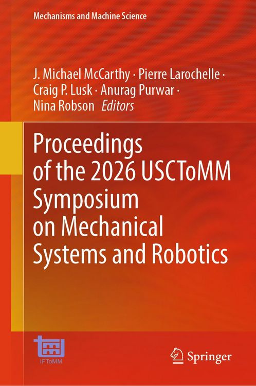 Produktbild: Proceedings of the 2026 USCToMM Symposium on Mechanical Systems and Robotics