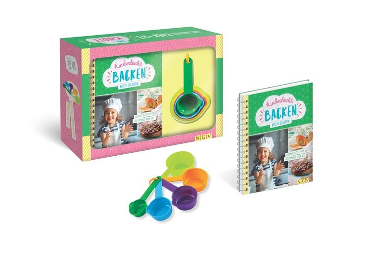 Produktbild: Kinderleicht backen nach Bildern. Das clevere Back-Set f&uuml;r Kinder ab 6 Jahren