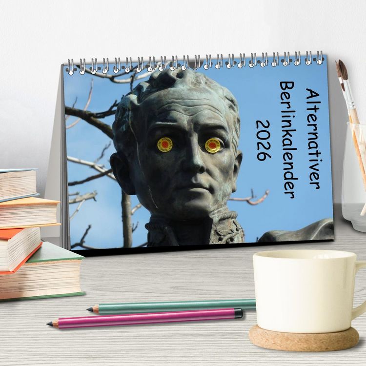 Produktbild: Alternativer Berlinkalender (Tischkalender 2026 DIN A5 quer), CALVENDO Monatskalender