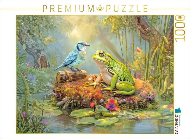 Produktbild: CALVENDO Puzzle Fr&ouml;sche | 1000 Teile Lege-Gr&ouml;&szlig;e 64x48cm Foto-Puzzle f&uuml;r gl&uuml;ckliche Stunden