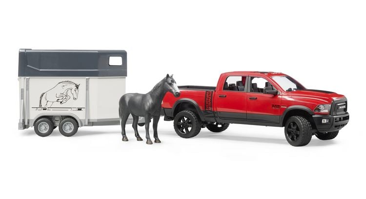 Produktbild: bruder 02501 RAM 2500 Power Wagon + Pferdeanh&auml;nger mit Pferd
