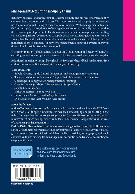 Produktbild: Management Accounting in Supply Chains