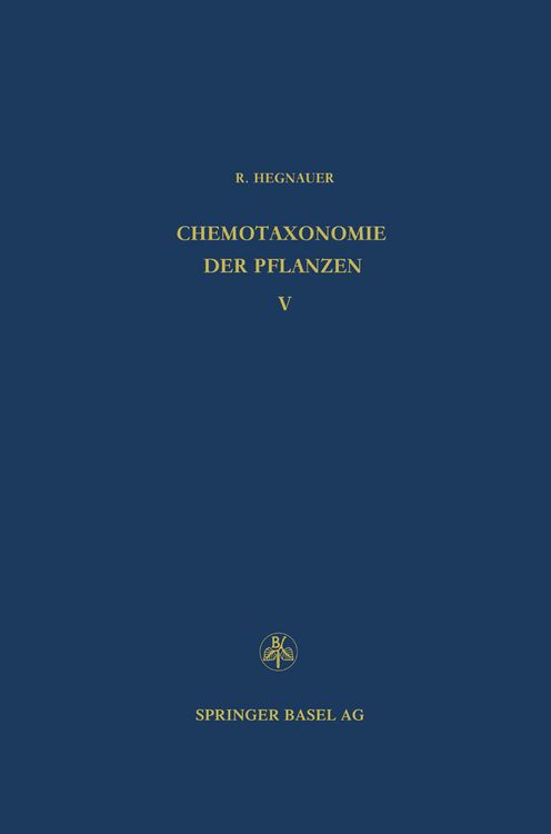 Produktbild: Chemotaxonomie der Pflanzen