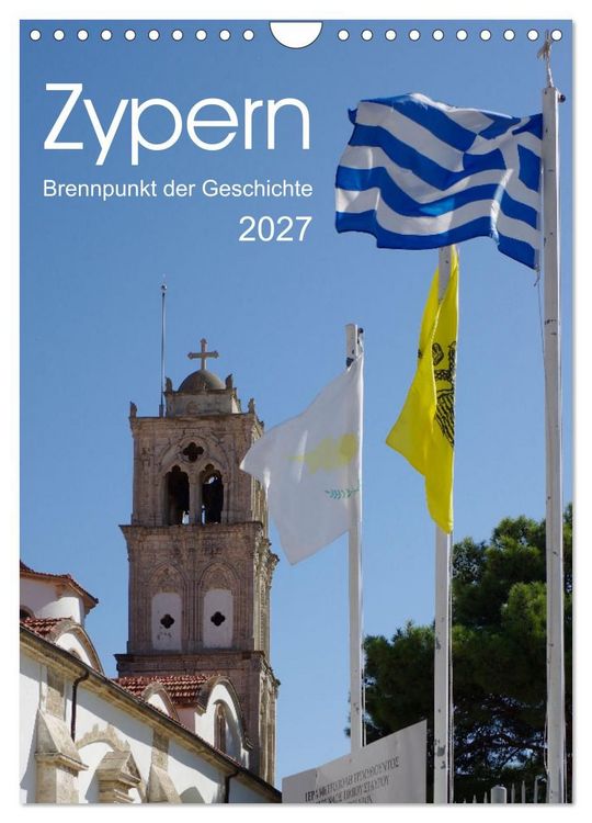 Produktbild: Zypern - Brennpunkt der Geschichte (Wandkalender 2027 DIN A4 hoch), CALVENDO Monatskalender