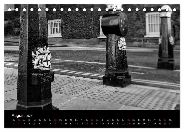 Produktbild: Unterwegs in London (Tischkalender 2026 DIN A5 quer), CALVENDO Monatskalender