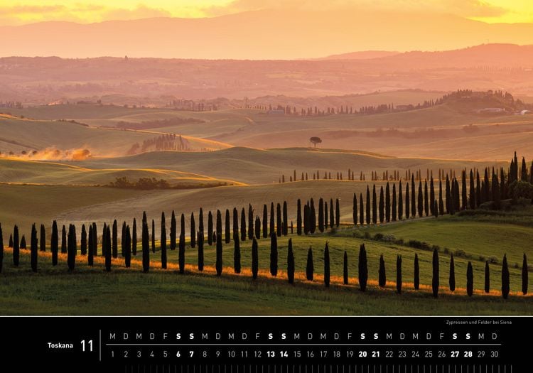 Produktbild: Toskana Premiumkalender 2027