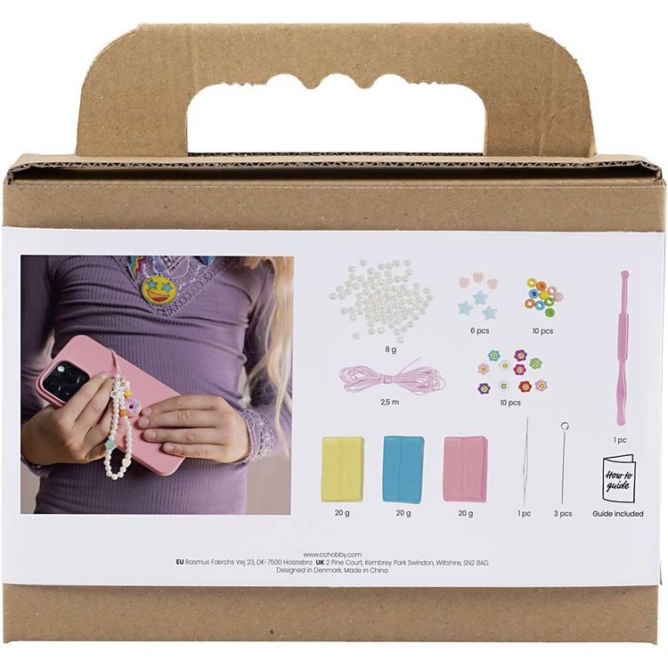 Produktbild: Creativ Company Mini Kreativ Set Modellieren, Mobile Anh&auml;nger, sortierte Farben