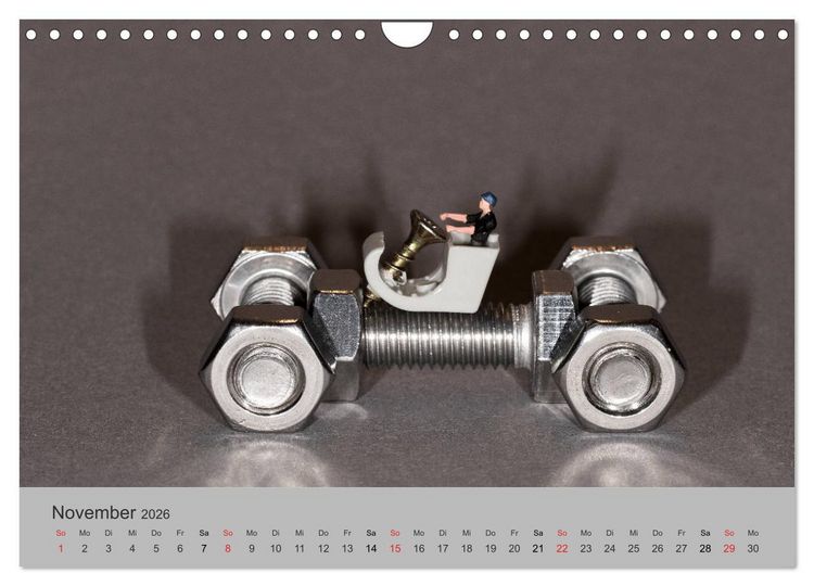 Produktbild: Miniaturen - Das Leben der Minis (Wandkalender 2026 DIN A4 quer), CALVENDO Monatskalender