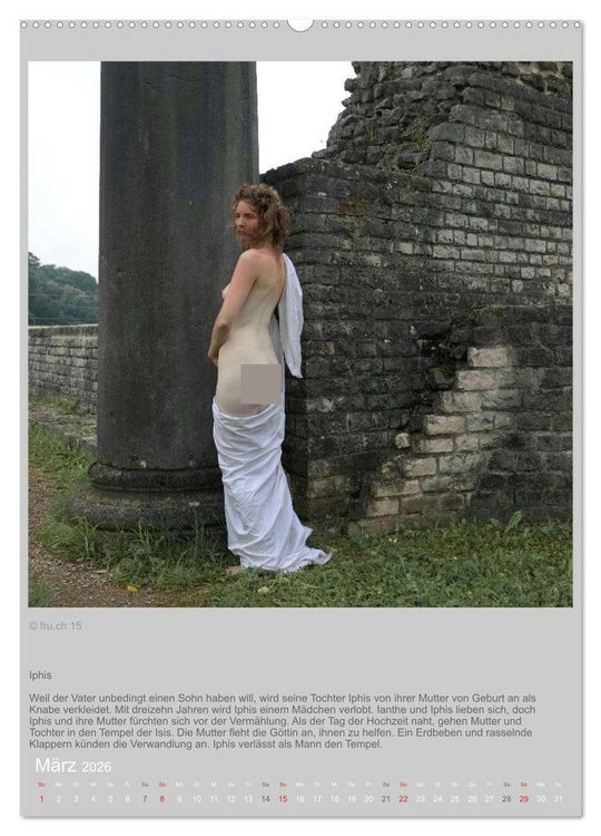 Produktbild: Verwandelte Frauen - Bodypainting-Metamorphosen nach Ovid (Wandkalender 2026 DIN A2 hoch), CALVENDO Monatskalender