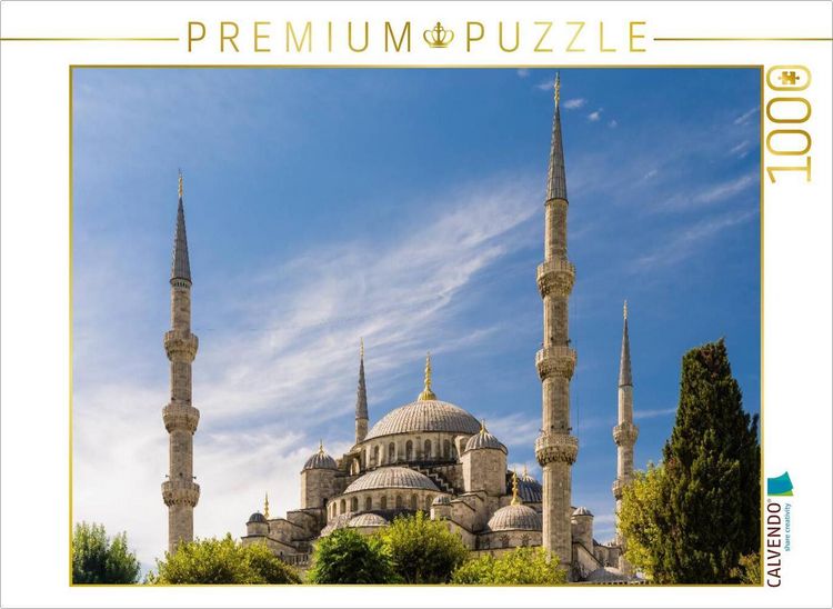 Produktbild: CALVENDO Puzzle Sultan Ahmed Moschee in Istanbul | 1000 Teile Lege-Gr&ouml;&szlig;e 64x48cm Foto-Puzzle f&uuml;r gl&uuml;ckliche Stunden