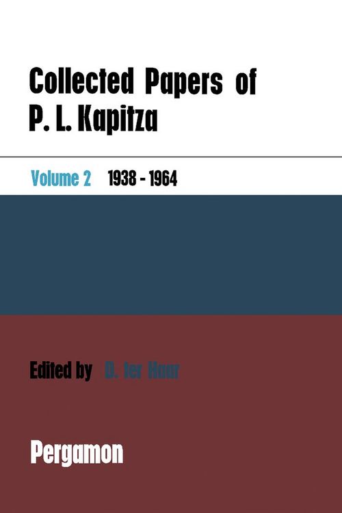 Produktbild: Collected Papers of P.L. Kapitza