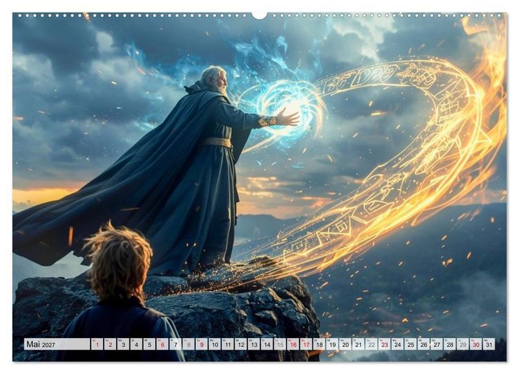 Produktbild: Camelot &ndash; Aufstieg und Fall einer Legende (hochwertiger Premium Wandkalender 2027 DIN A2 quer), Kunstdruck in Hochglanz