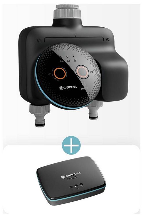 Produktbild: GARDENA 19044-20smart Dual Water Control Set Bew&auml;sserungssteuerung