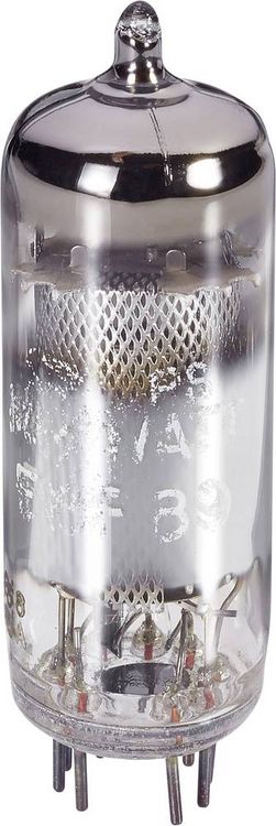 Produktbild: Siemens EBF 89 = 6 DC 8 Elektronenr&ouml;hre Doppeldiode-Pentode 250 V 9 mA Polzahl: 9 Sockel: Noval Inhalt 1 St.