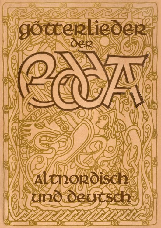 Produktbild: G&ouml;tterlieder der Edda - Altnordisch und deutsch