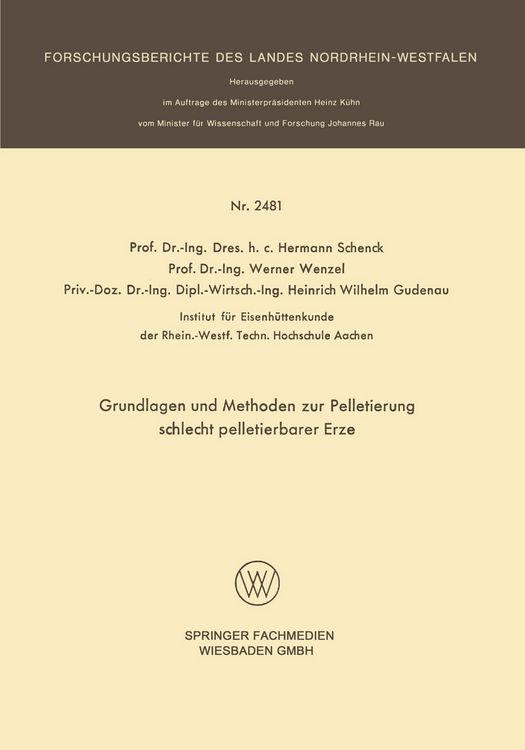 Produktbild: Grundlagen und Methoden zur Pelletierung schlecht pelletierbarer Erze