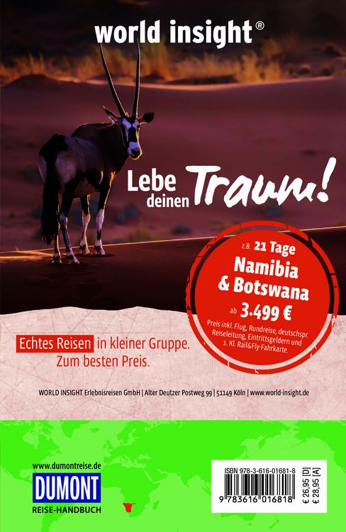 Produktbild: DUMONT Reise-Handbuch Reisef&uuml;hrer Namibia
