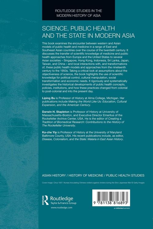Produktbild: Science, Public Health and the State in Modern Asia