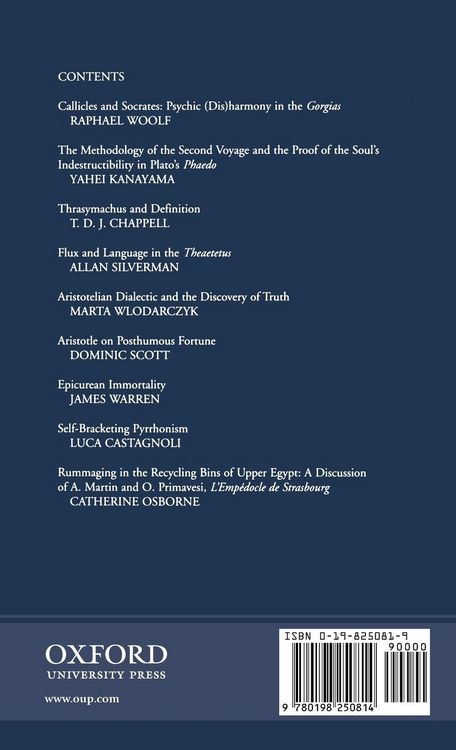 Produktbild: Oxford Studies in Ancient Philosophy