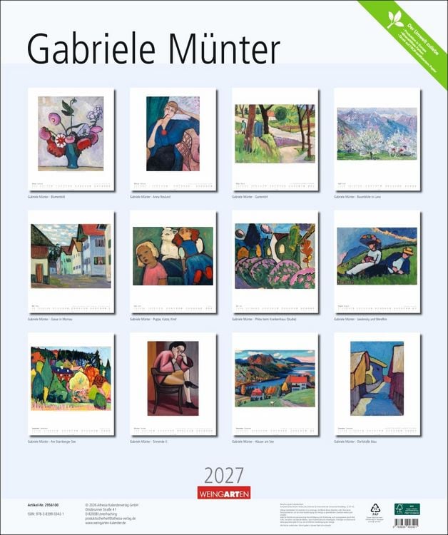 Produktbild: Gabriele M&uuml;nter Kalender 2027