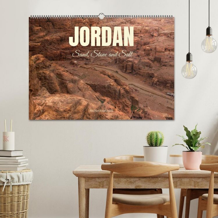 Produktbild: Jordan Sand, Stone and Salt (Wall Calendar 2026 DIN A2 landscape), CALVENDO 12 Month Wall Calendar